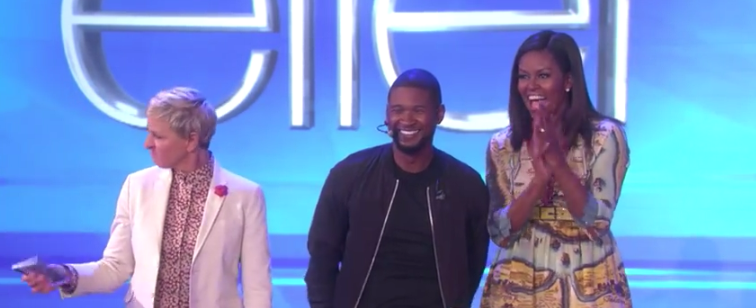 Usher performing ‘CRASH’ on Ellen and I did the grooming!!! #MakeupActivist